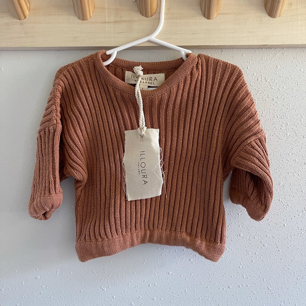 Illoura the label cotton sweater. NWT.